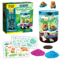 Kids Grow 'N Glow Terrarium Kit - STEM Eco-System Craft & Science Set