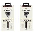 Barber Grade Razor with 2 Refill Blades - Close, Comfortable Shave