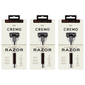 Barber Grade Razor with 2 Refill Cartridges - Close Shave & Precision Edging