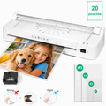 A3 Laminator Machine with Cold & Hot Modes, 13-Inch Paper Size, Includes 5 Sheets
