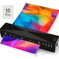 A4 Laminator Machine Hot & Cold Mode 9 Inch Thermal Laminator with Sheets