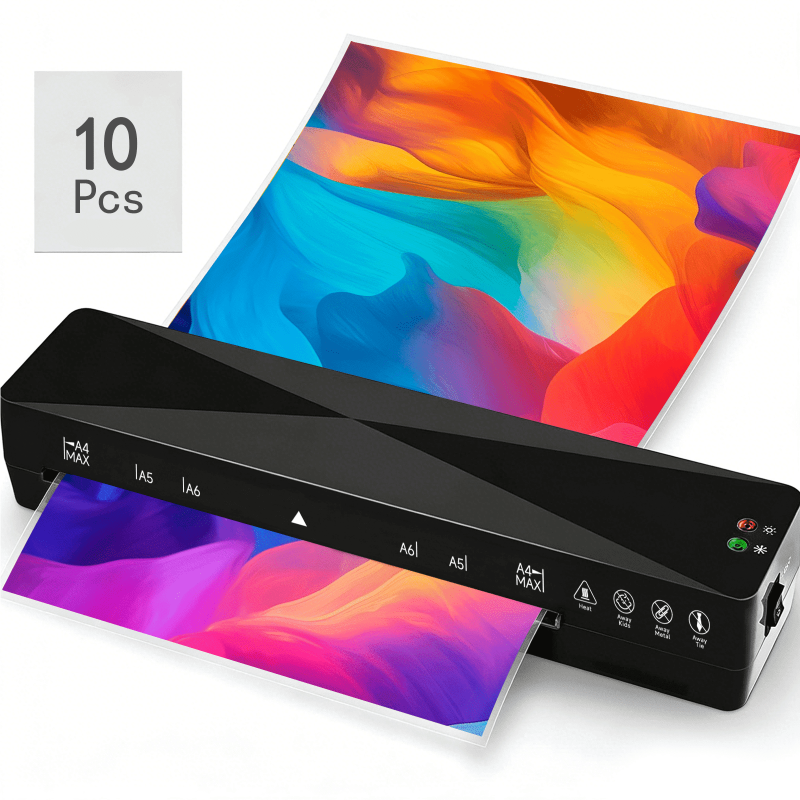 A4 Laminator Machine Hot & Cold Mode 9 Inch Thermal Laminator with Sheets