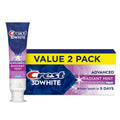 Whitening Toothpaste Pack with Fluoride - Radiant Mint, 3.3 oz, 2 Pack