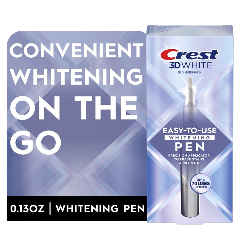 Crest 3DWhite Whitening Gel Pen, Easy-to-Use Pen, 4 mL