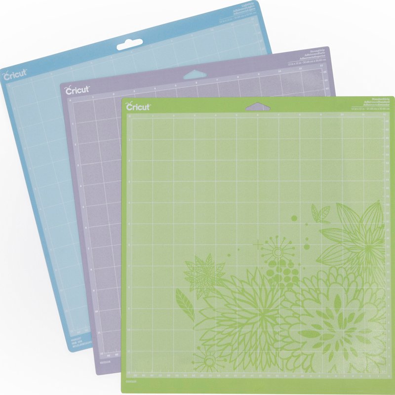 Cricut Cutting Mat Set - Reusable 12x12 Inches for Crafting and Vinyl