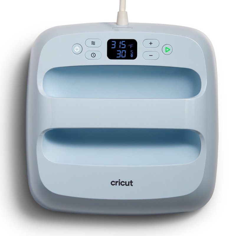 Bluetooth-Enabled Cricut EasyPress 3 Heat Press Machine 9x9 in - Blue