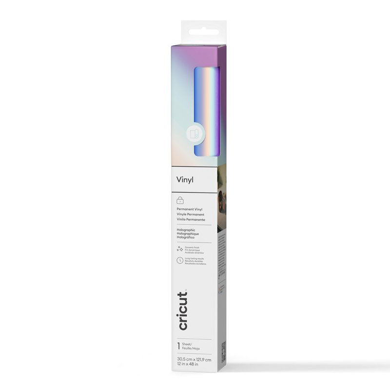 Holographic Vinyl Roll for Cricut - Opal, 12 x 4 ft, DIY Craft Material