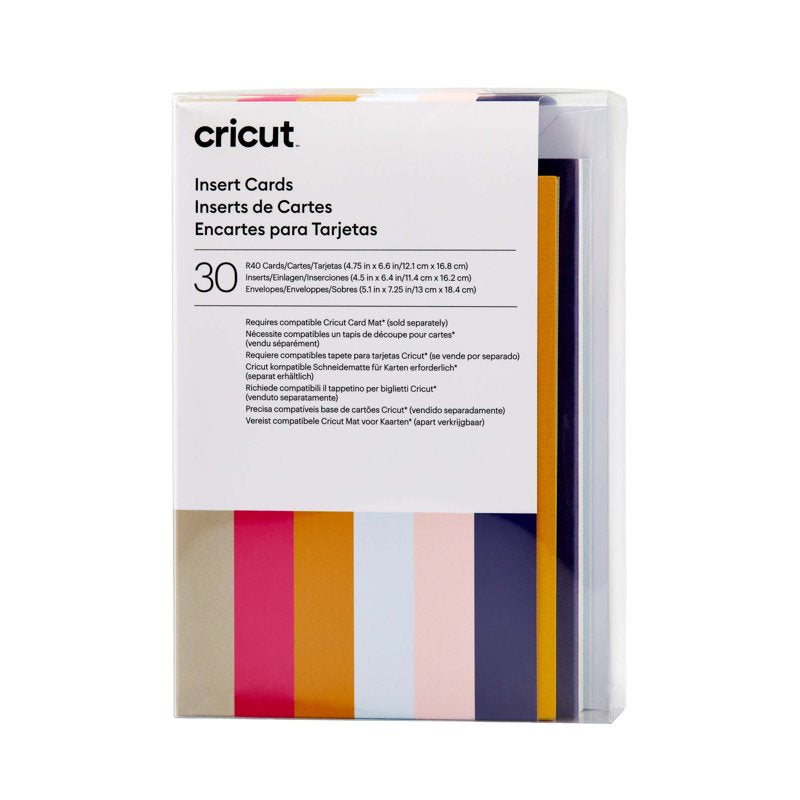 Cricut Insert Cards & Sampler Set for Greeting Cards - 30 Pack