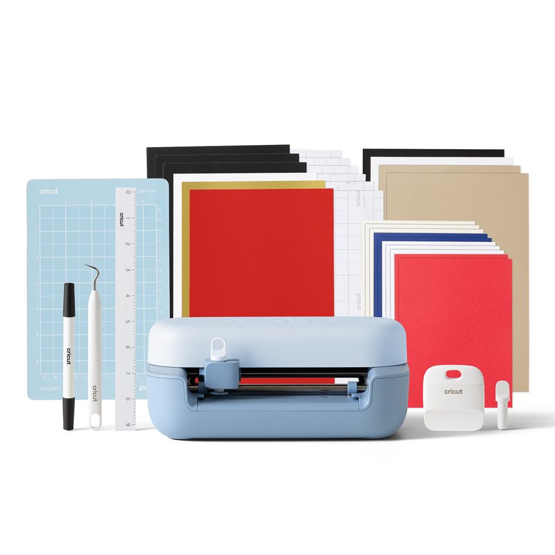 Cricut Joy 2 Smart Die-Cutting Machine Starter Bundle - Blue