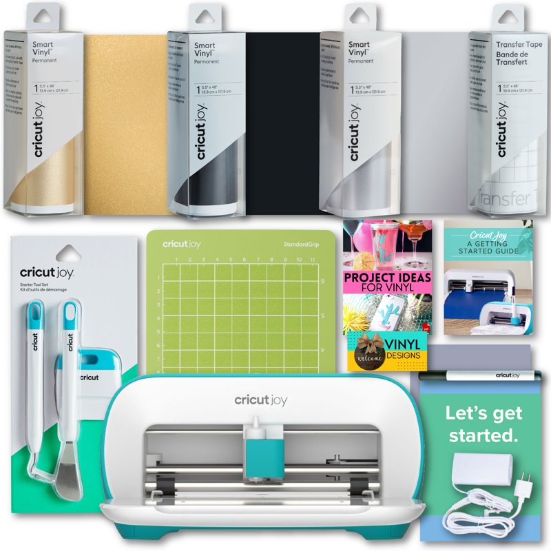 Cricut Joy Smart Cutting Machine & Vinyl Decal Starter Bundle