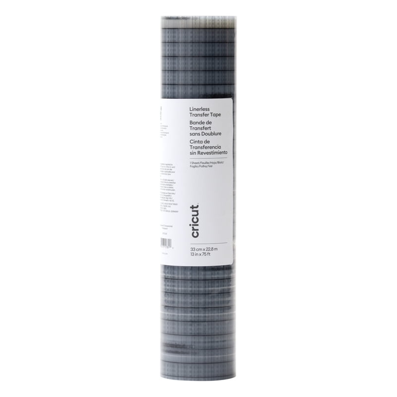 Linerless Transfer Tape for Vinyl Projects - Transparent, 75 ft Roll