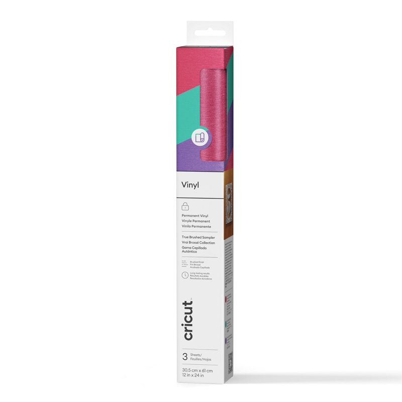 Cricut Permanent Vinyl Roll - Brights 12x24 Inch Assorted Colors