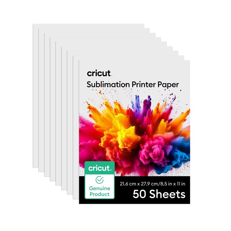Sublimation Printer Paper 8.5 x 11 Inch - Vivid Full-Color Transfers, Multiple Count Options