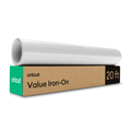 Heat Transfer Vinyl Roll 12x20 ft for Cricut & Iron-On Projects - White