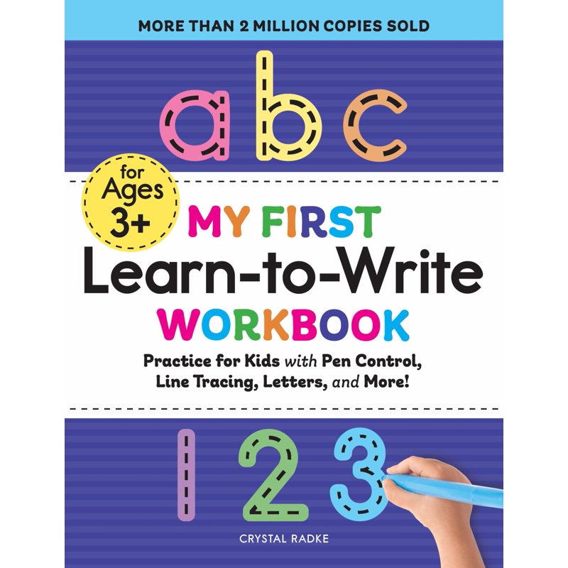 Kids Learn to Write Workbook for Pen Control and Letter Practice - Paperback