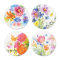 Current Floral Frames Seals (4 Designs) Set of 24 1.5" Envelope Stickers