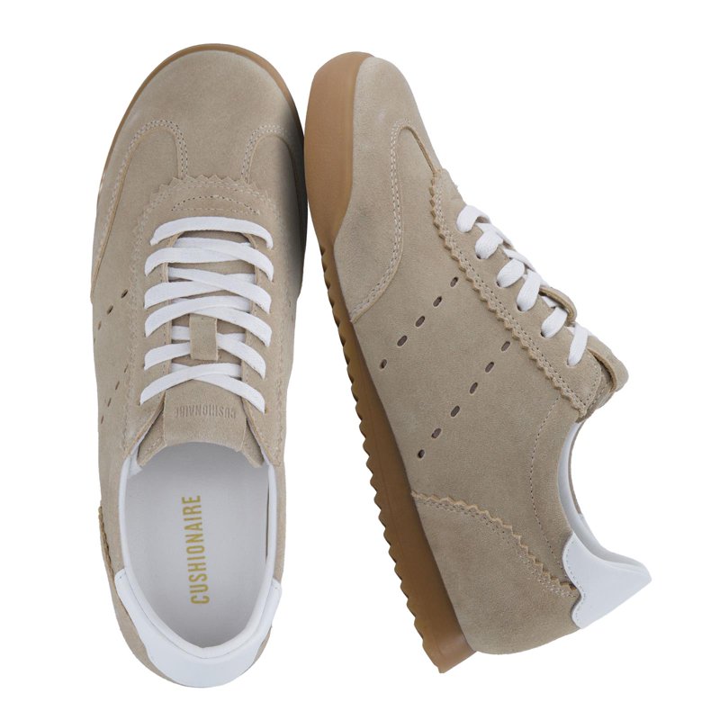 Genuine Leather Casual Sneakers for Women - Retro Style Lace-Up Low Top Shoes