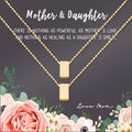 Personalized Mother’s Day Necklace & Card Gift Set - Silver or Gold Infinity Pendant