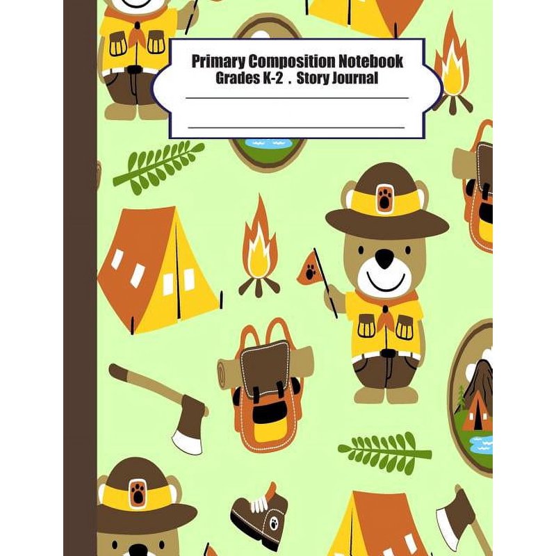 Primary Composition Notebook for Kids - 8.5x11 Story Paper for Grades K-2