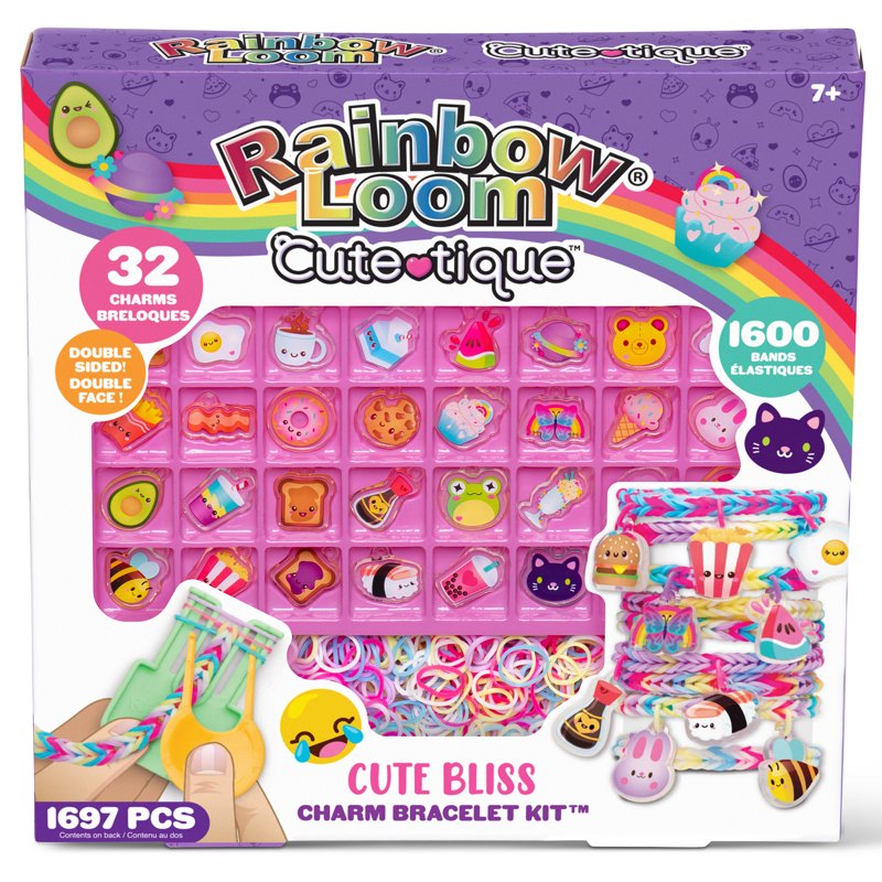 Kids Charm Bracelet Kit with 1697 Pieces - DIY Jewelry Craft Set