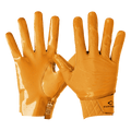 Football Receiver Gloves with Grip and Breathability - Adult L Solid Gold