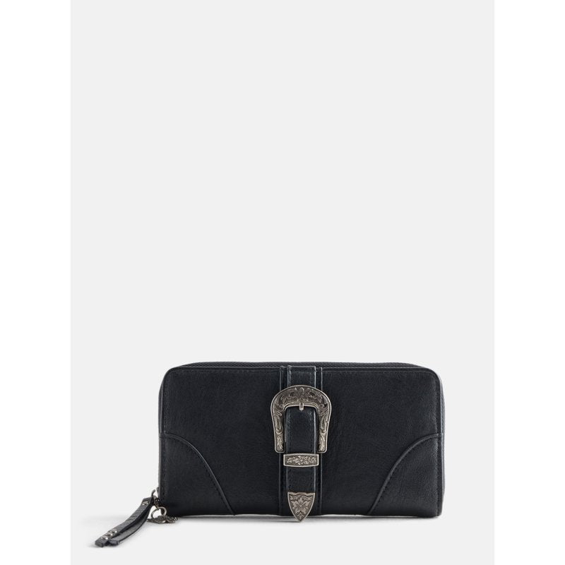 Women's Zip Around Wallet with Card Slots & Bill Pockets - Stylish & Functional
