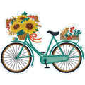 Diamond Painting Kit - Bicycle Wall Plaque with Sunflowers - Home Decor