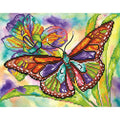 Watercolor Butterfly Diamond Painting Kit - Sparkling Art Craft for Adults & Kids