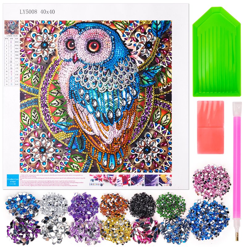 DIY Painting Kits for Kids & Adults - 5D Diamond Art Craft Set, Multiple Designs