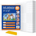 Self Adhesive Laminating Sheets 9x12 Inch Pack of 60 Waterproof Clear Protectors