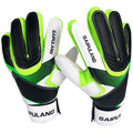 Diymag Kids Goalkeeper Gloves – Youth Goalie Gloves with Finger Protect (Green Variation)
