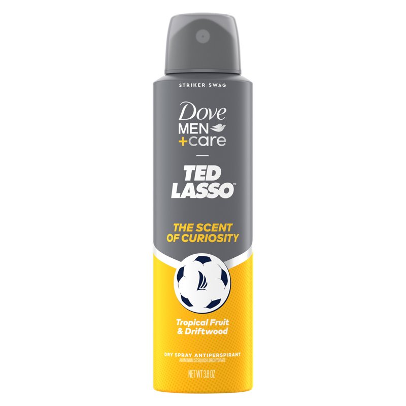 Dove Men+Care Ted Lasso Limited Edition Dry Spray Antiperspirant 72H Protection