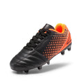 Dream Pairs Kids Soccer Cleats - Outdoor Football Shoes, Black/Orange, Variation 13