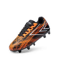 Dream Pairs Kids Soccer Cleats - Black/Orange Firm Ground Football Shoes