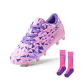Dream Pairs Youth Soccer Cleats with Socks - Boys Girls Firm Ground Shoes