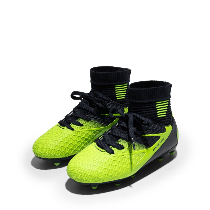 Dream Pairs Kids Soccer Cleats — Little Kid Dark Blue Neon Green