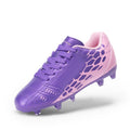 Dream Pairs Kids Soccer Cleats Shoes Purple/Pink – Little & Big Kid Football Shoes