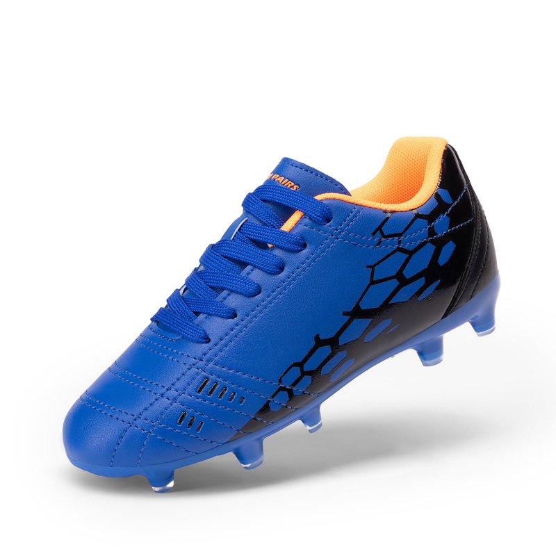 Dream Pairs Kids Soccer Cleats Shoes Royal Blue/Black - Youth Football Boots