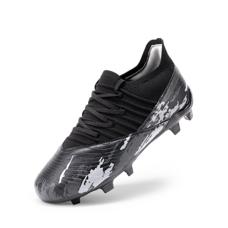 Dream Pairs Youth Soccer Cleats – Black, Mid-Top Football Shoes for Little/Big Kid