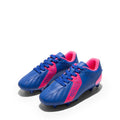 Dream Pairs Kids Cleats Soccer Shoes Royal Blue Fuchsia - 10 Toddler