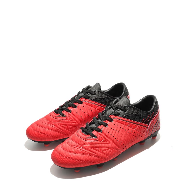 Dream Pairs Men’s Soccer Cleats - Red/Black, Lightweight Outdoor Football Shoes - Variation 11