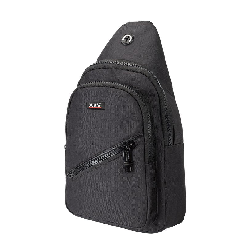 Water-Resistant Crossbody Sling Bag for Travel & Daily Use - Durable Polyester