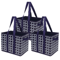 Collapsible Storage Totes Set of 3 - All-Purpose Heavy Duty Buckets