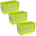 Large Collapsible Tote Bags Set - All-Purpose Reusable Storage & Shopping Totes