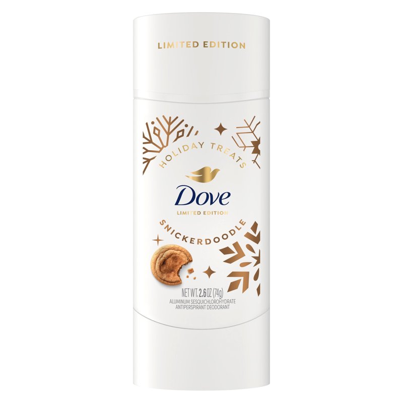 Limited Edition Dove Snickerdoodle Antiperspirant Deodorant - 72H Odor & Sweat Protection
