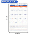 2026 Wall Calendar - January to December, 11x17 Large Hanging Schedule