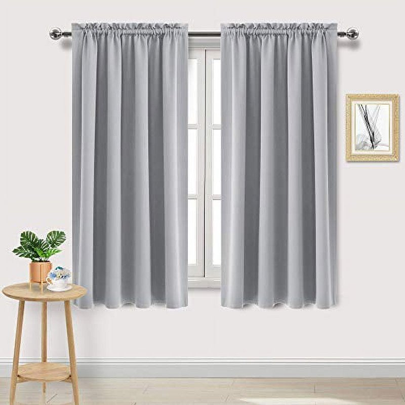 Blackout Curtains Room Darkening Thermal Insulated Window Drapes Set of 2