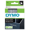 Labeling Tape for LabelManager - White Text on Clear 1/2" x 23' Cartridge