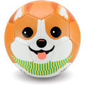Daball Kid Size 1 Soccer Ball with Pump - Corgi Dog Variation (Ages 1-3)