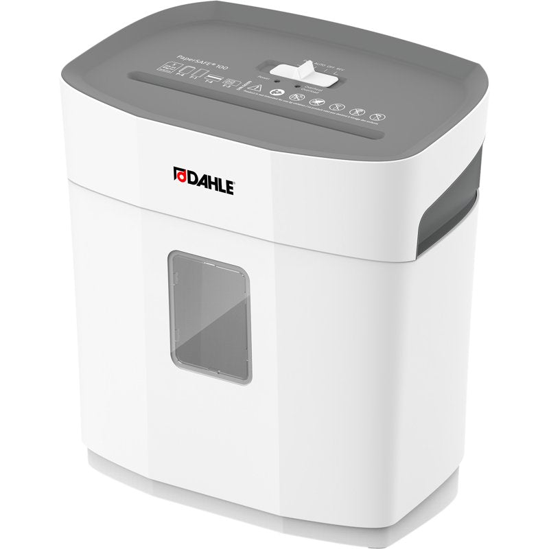 Office Paper Shredder Cross Cut 5-15 Sheet Capacity with Jam Protection